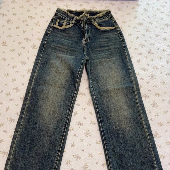 None Denim - Straight-leg jeans